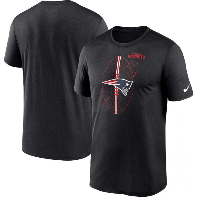 Men's New England Patriots Black Legend Icon Performance T-Shirt